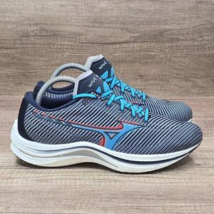 Mizuno Wave Rebellion Women's Size 9.5 Navy Blue White Running Shoes (J1GD211728